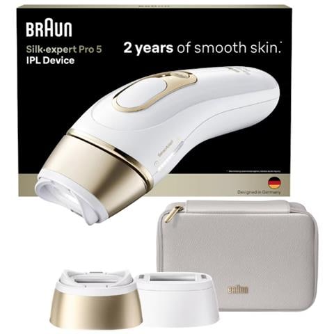 Silk-expert Pro PL5210 IPL Luce pulsata intensa (IPL) Oro, Bianco - Foto 1