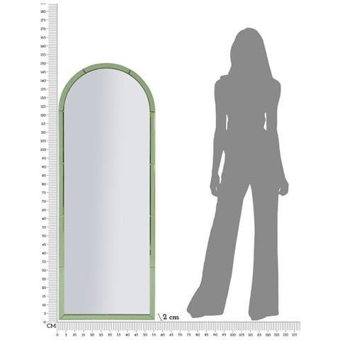 Specchio Con Cornice Vkh698-verde-mdf-150x55x2 Cm - Foto 8