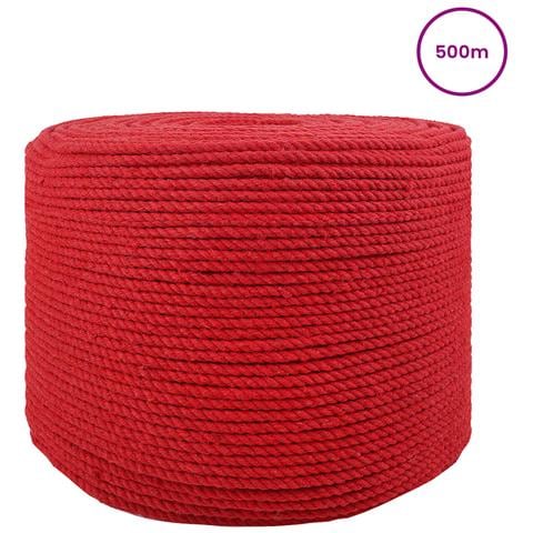 Corda Rosso 0,8 x 0,8 x 50000 cm Cotone - Foto 2