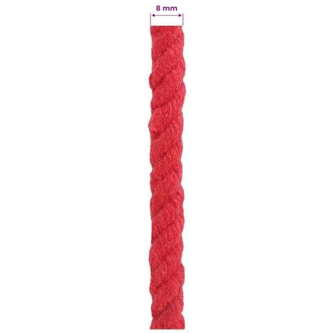 Corda Rosso 0,8 x 0,8 x 50000 cm Cotone - Foto 5