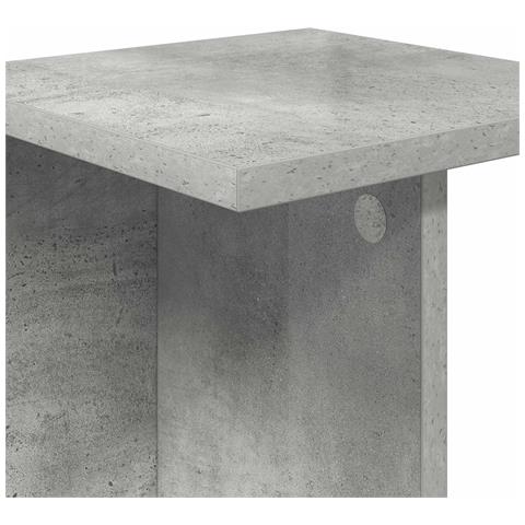 Supporto per piante 2 pcs Grigio Cemento 25 x 25,5 x 60,5 cm - Foto 9