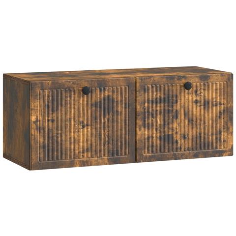 Mobile Porta TV da Muro Rovere Fumo 78,5 x 31 x 30 cm - Foto 1