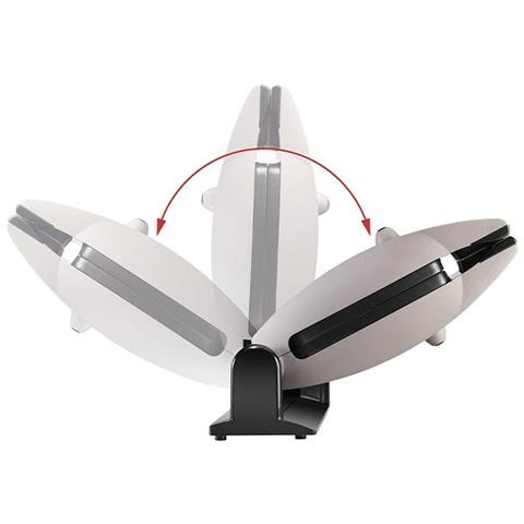 Premium Gaufres 2 waffle 1200 W Grigio - Foto 7