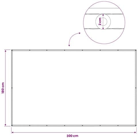 Schermo di Privacy per Balcone 180 x 300 cm - Foto 6