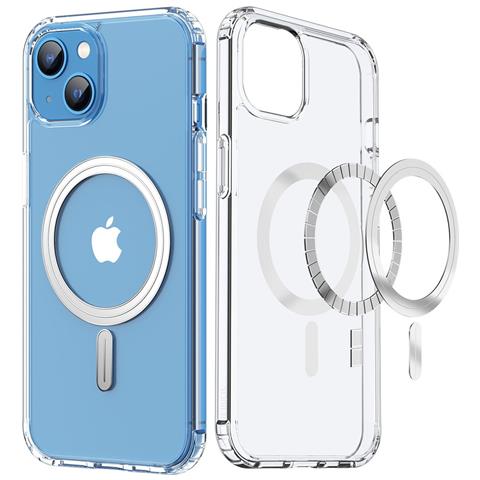 Custodia Magnetica Clinica Per Iphone 14 Plus, Compatibile Con Magsafe Trasparente - Foto 2