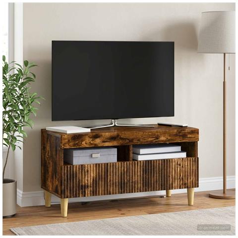 Mobile TV LED Rovere Fumo Legno ingegnerizzato - Foto 2