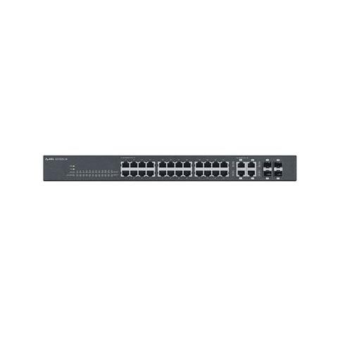 SWITCH ZYXEL GS1920-24-EU0101F 24P Gigabit + 4P Dual Personality, IPv6, VLAN, Rack 19" Gar. a vita - Foto 1