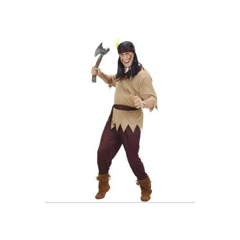 Coltello Indiano Con Fodero In Camoscio Sintetico – Accessorio Carnevale E Festa Western Per Adulti