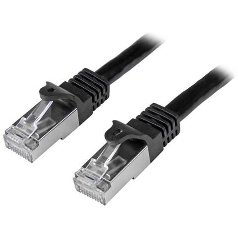 Cavo di rete Cat6 Ethernet Gigabit - Cavo Patch RJ45 SFTP da 50 cm - Nero - Foto 1