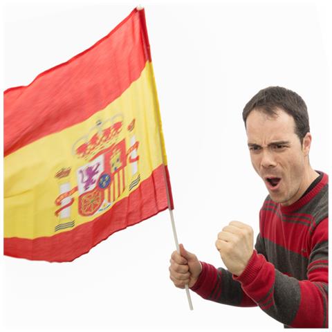 Bandiera Della Spagna Con Asta (90 X 60 Cm)  - Foto 2