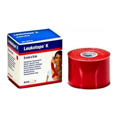 Leukotape K Nastro Taping Kinesiologico (5m X 5cm) Rosso - Foto 4
