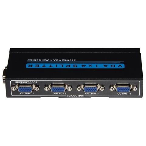 Splitter Vga 4 Porte Risoluzione 1920 x 1440 Pixel Colore Nero - Foto 2