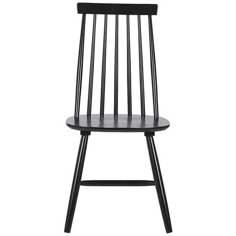 Set Di 2 Sedie Da Pranzo In Legno Nero Burbank - Foto 24