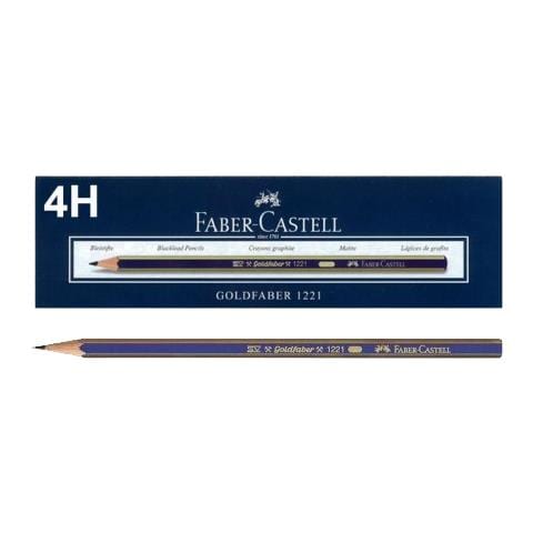 Faber Castell 112514 - Matita Di Grafite Goldfaber 1221 - 4h - Conf. 12 Pz - Foto 1
