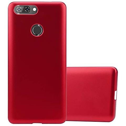 Custodia Compatibile Con Zte Blade V9 In Rosso Metallico - Coperchio Protettivo In Silicone Tpu Flessibile - Foto 1