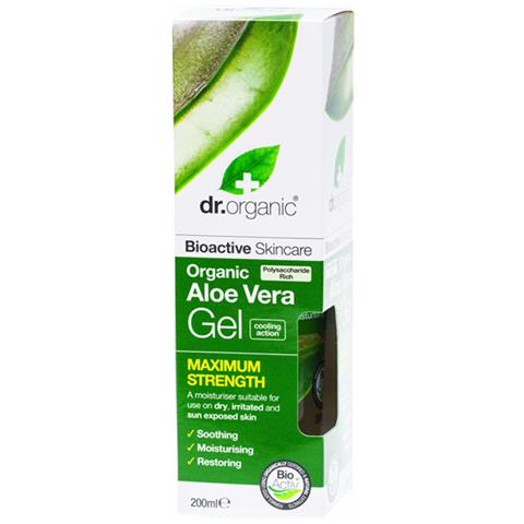 Dr Organic Aloe Vera Gel Maximum Strength 200ml - Foto 1