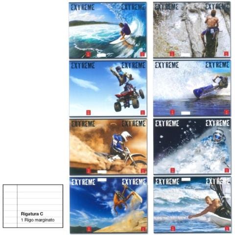 Quaderno Maxi (a4) Rigatura 0c ""righe 4a 5a Elementare E Superiori"" - Foto 1