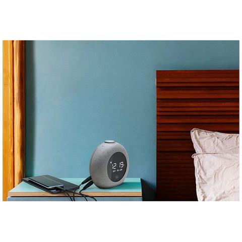 Sistema Audio Bluetooth Horizon 2 con Radio FM e Allarme Grigio - Foto 5