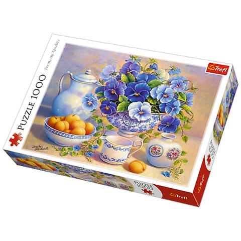 TRF10466 Puzzle da 1000 Pezzi - Bouquet Blu - Foto 1
