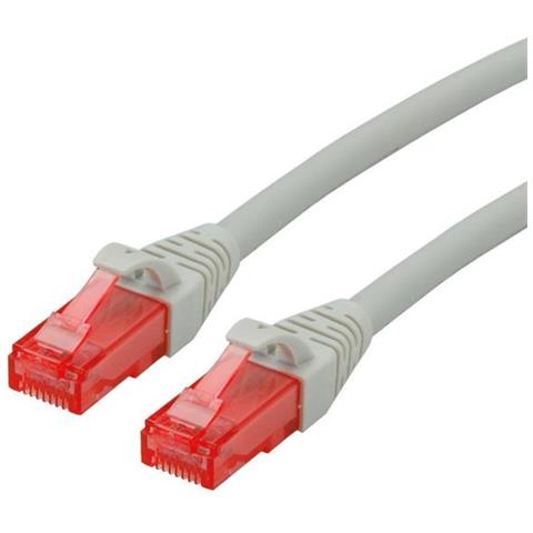 Cat6 10m 10m Cat6 U / UTP (UTP) Grigio, Rosso cavo di rete - Foto 1