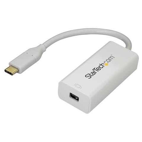 Adattatore video USB-C a Mini DisplayPort - 4k 60Hz - Convertitore USB-C a mDP - Bianco - Foto 1
