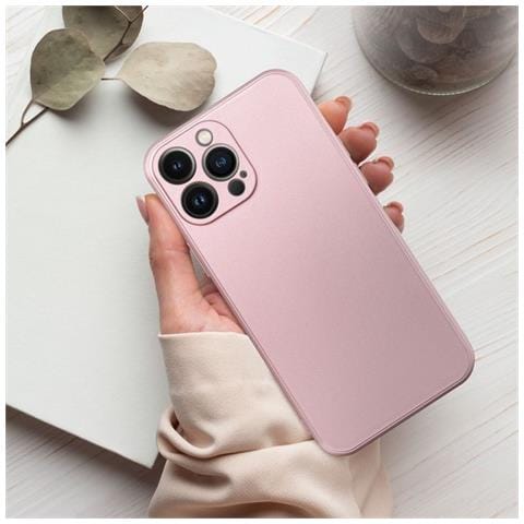 Custodia Tpu Silicone Cover Case Per Apple Iphone 13 Pro Rosa - Foto 5