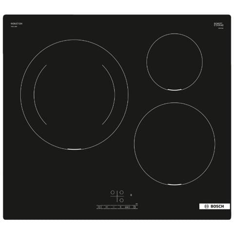 Serie 4 PIJ611BB5E piano cottura Nero Da incasso 60 cm Piano cottura a induzione 3 Fornello (i) - Foto 1