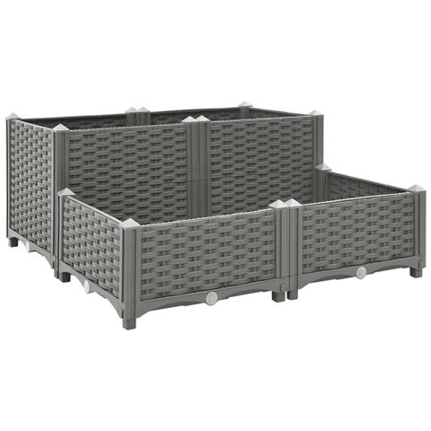 Fioriera Rialzata 80x80x38 Cm In Polipropilene - Foto 1