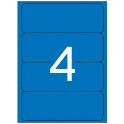 Adesivi /etichette Apli 190 X 61 Mm Azzurro A4 20 Foglie - Foto 2