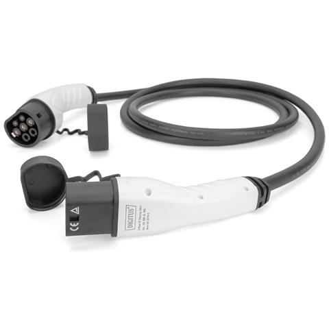 Cavo di ricarica per auto elettriche e PHEV - 7,5 m - Da tipo 2 a tipo 2 - Modalità 3 - Trifase - 16 A - 11 kW - Nero - Foto 2