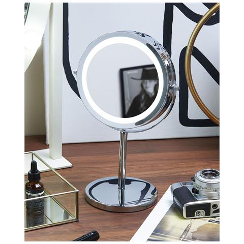 Specchio Per Make-up Led Verdun Argento - Foto 1