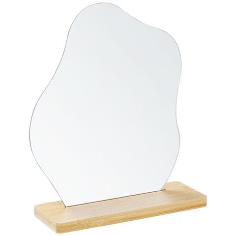 Specchio Da Tavolo Legno Chiaro 22 X 19 Cm Lozere - Foto 5