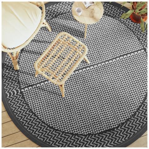 Tappeto Da Esterno Grigio 200 Cm In Pp - Foto 1