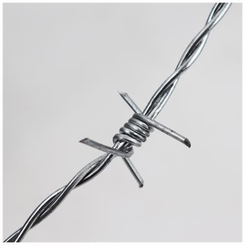 500m Filo Spinato Zincato 1,6/1,7mm Per Rete Di Protezione Da Animali Selvatici, Rete Per Zona Boschiva, Rete Annodata - Foto 4