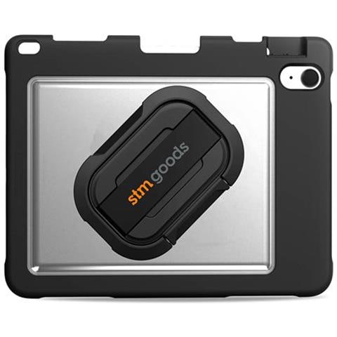 Custodia Per Ipad 10,9 Pollici 2022 Modello Dux Swivel Con Supporto E Cinturino, Nero - Foto 2
