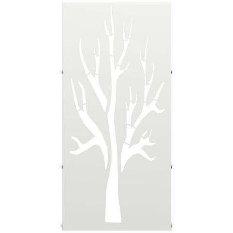 Rastrelliera per Legna da Ardere Bianca 40x30x80 cm - Foto 9