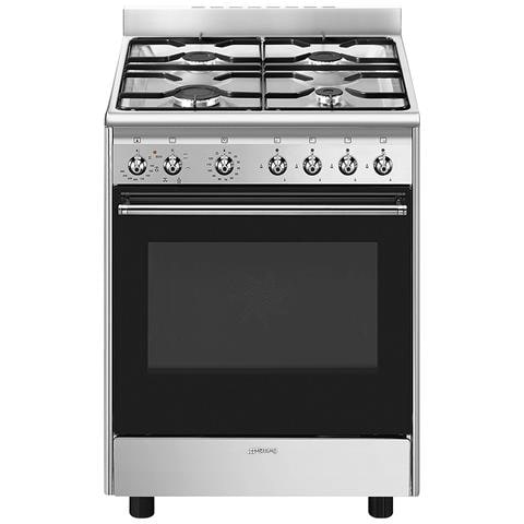 Cucina Elettrica CX60GMX 4 Fuochi a Gas Forno Elettrico Multifunzione Termoventilato Classe A 60cm Colore Acciaio Inox - Foto 1