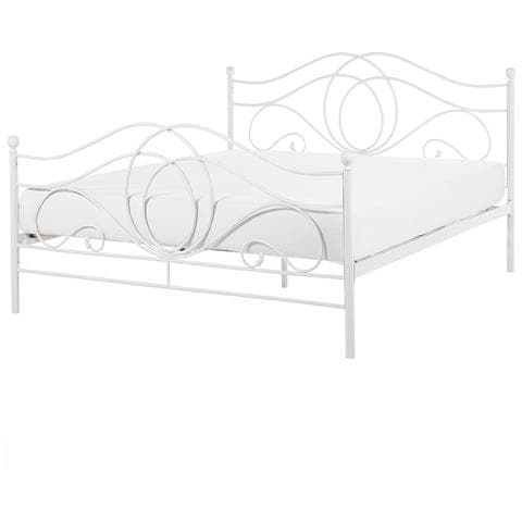 Letto Metallo Lyra 160 X 200 Cm Bianco - Foto 2