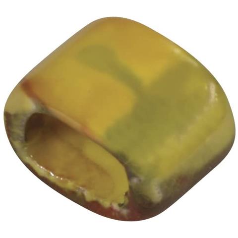 Perlina Forma Ovale In Ceramica Ø1,8cm - Colore Arcobaleno - Foto 1