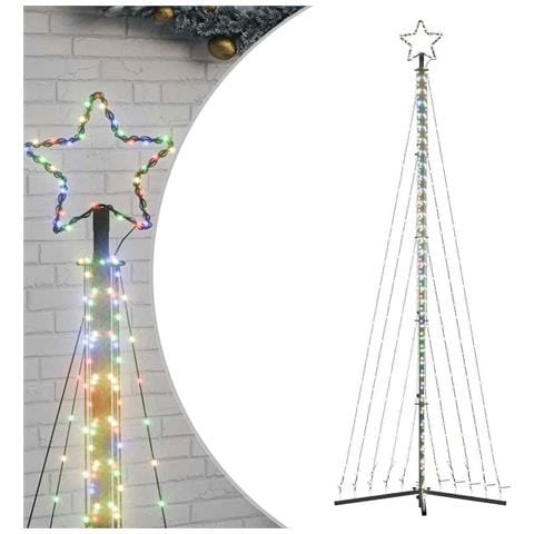 Albero Di Natale A Led 495 Led Colorati 300,5 Cm - Foto 2