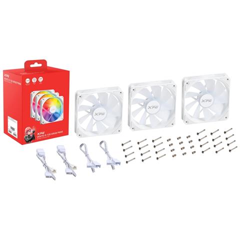 VENTO R 120 ARGB PWM Case per computer Ventilatore 12 cm Bianco 1 pz - Foto 1