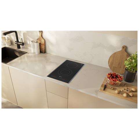 Piano T13TDF9L8 Elettrico 2 Zone Cottura da 31.9 cm Colore Nero - Foto 2
