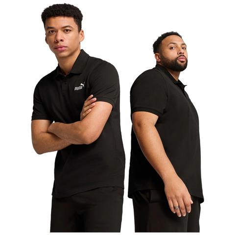 Ess No. 1 Logo Pique Polo 68255201, Uomini, Nero, S - Foto 1