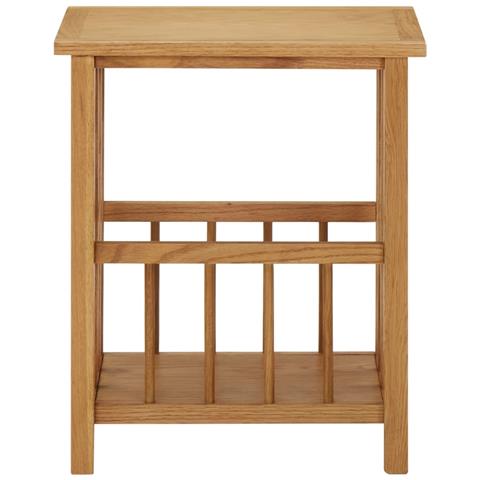 Lusso Casadino -  Tavolino Con Portariviste 45x35x55 Cm Massello Di Rovere - Foto 1