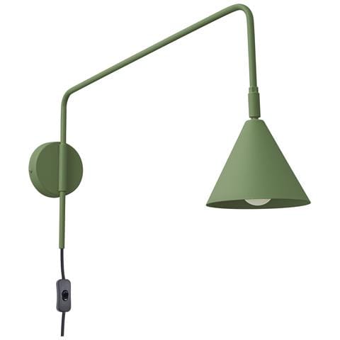Lampada Da Parete Nox Verde Oliva Sl. 1700 - Moderno Lampada Da Parete Verde Oliva 30x14x61 Cm - Foto 1
