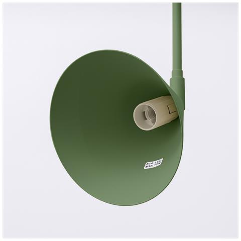 Lampada Da Parete Nox Verde Oliva Sl. 1700 - Moderno Lampada Da Parete Verde Oliva 30x14x61 Cm - Foto 8