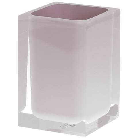 Portaspazzolini D'appoggio In Resina Ra98 Serie Rainbow Rosa - Foto 1