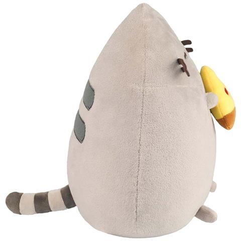 Peluche Mascotte 24cm Con Design Pizza Incantevole Ultra Morbido, Grigio Chiaro - Foto 2