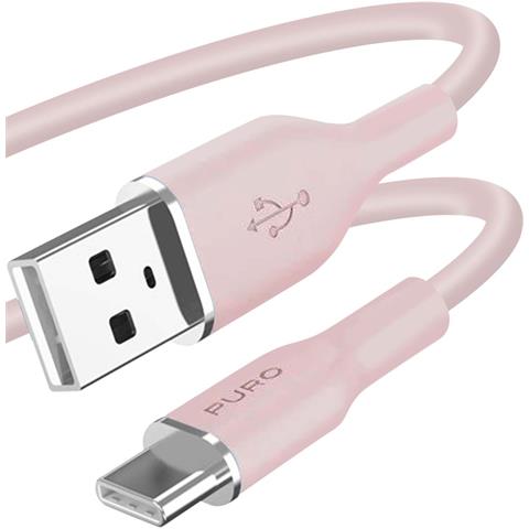 Cavo Soft Usb-a - Usb-c 1,5m - Rosa - Foto 2