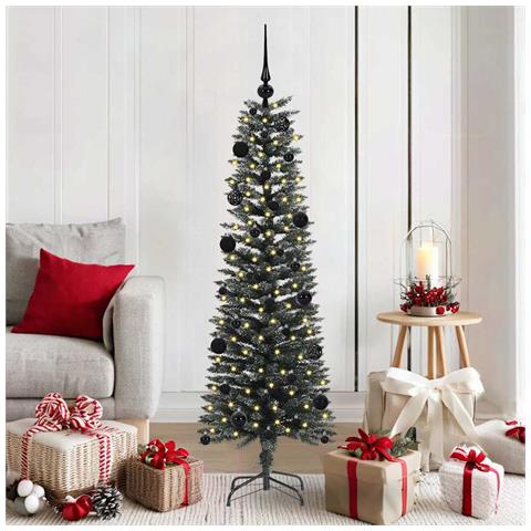 Albero di Natale artificiale con 150 LED Verde 150 cm - Foto 2